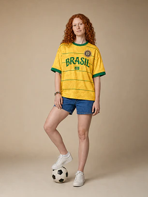 Camiseta Verde Amarela