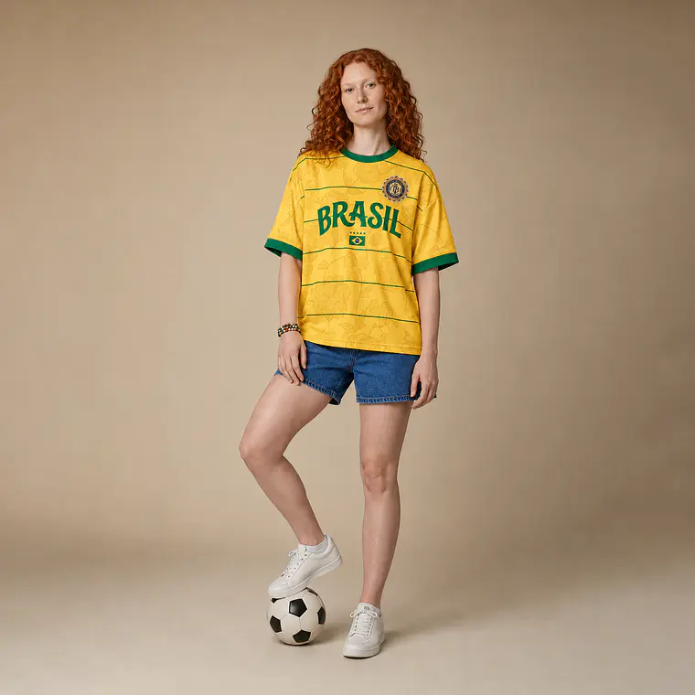 Camiseta Verde Amarela 1