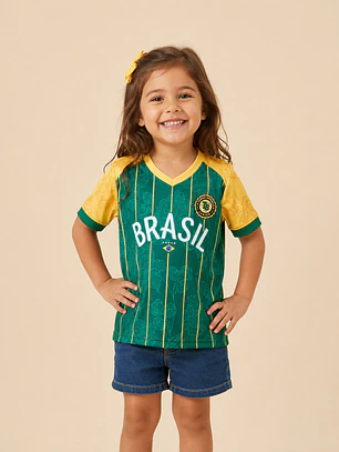 Camiseta Verde Infantil