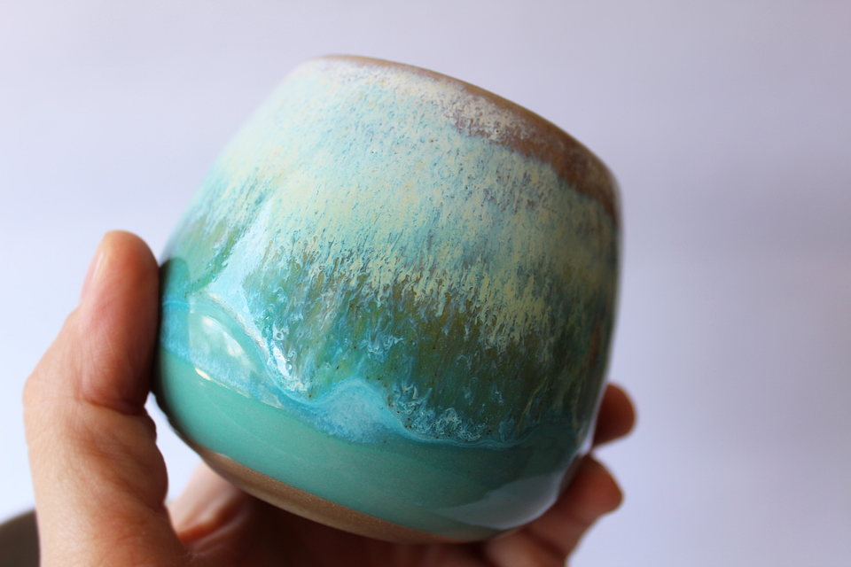 Vaso/Mate grande cerámica gres 2