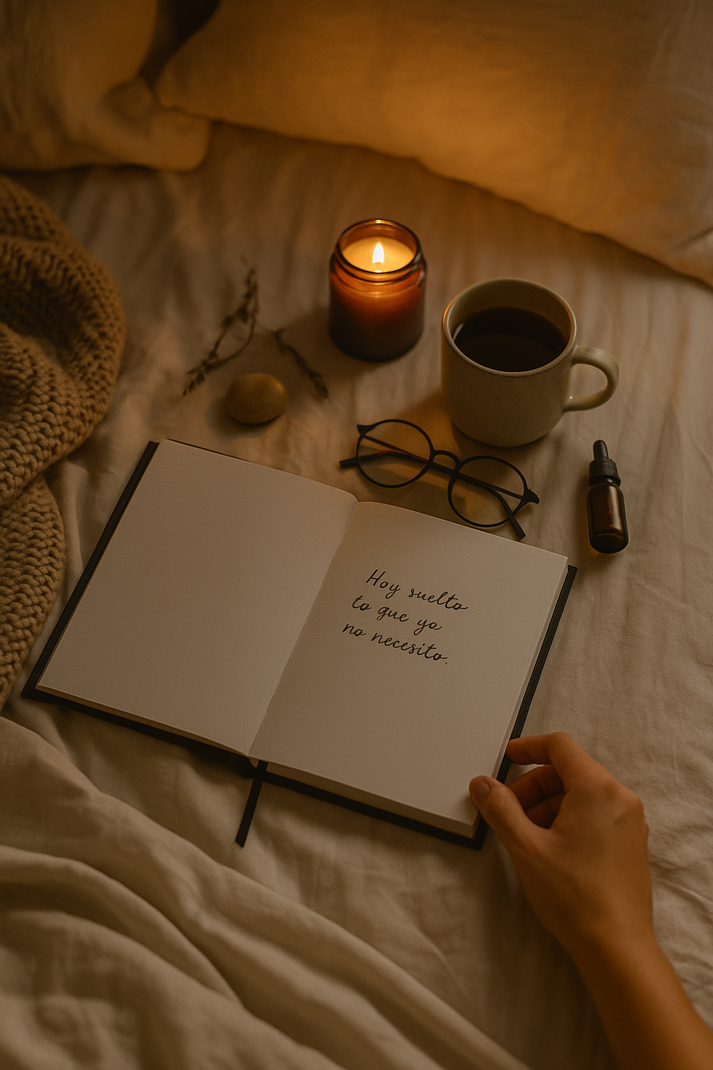 Escribir por la noche: cómo descargar el día antes de dormir