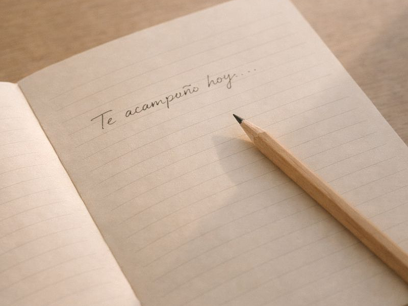 Escribir para sostener el día