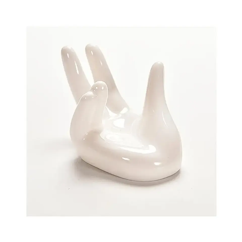 Hand Shaped Ceramic Holder 1