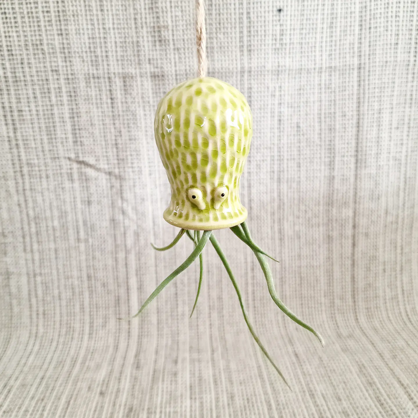 Ceramic Hanging Holder – Decorative Octopus for Air Plants 8
