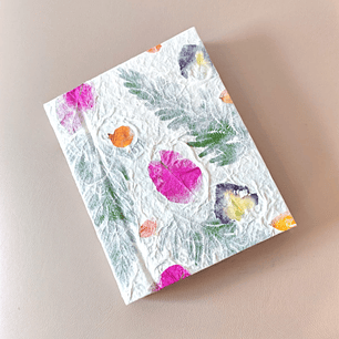 Cadernos Artesanais Florais de Luang Prabang - Laos