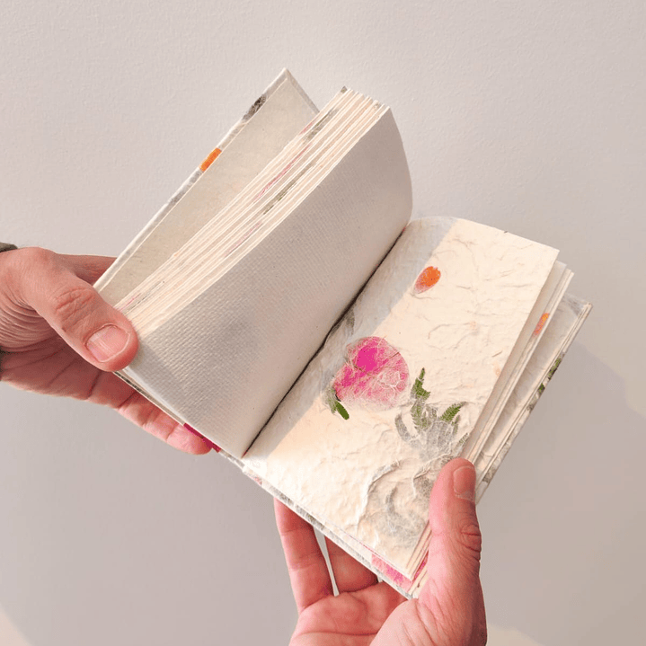 Cadernos Artesanais Florais de Luang Prabang - Laos 2