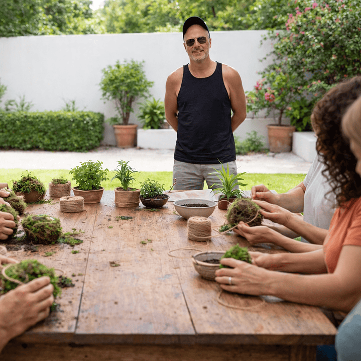Workshop de Kokedamas - Lagos - 11 de Abril 2