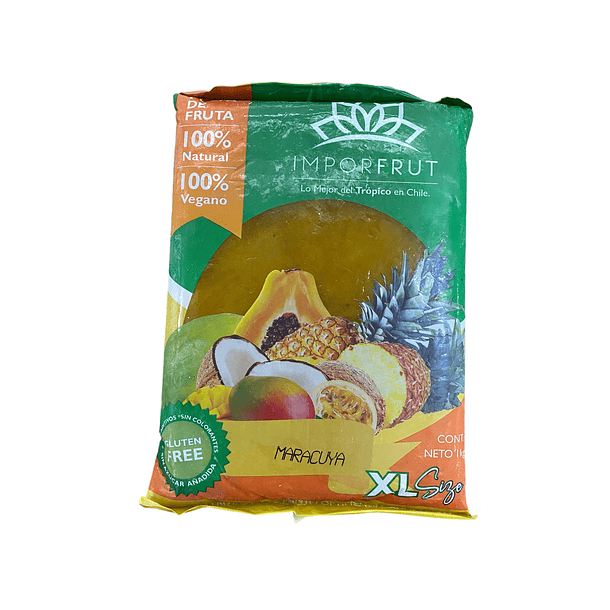 Pulpa de Maracuya Sin Semillas Sin Azucar - 1 kg