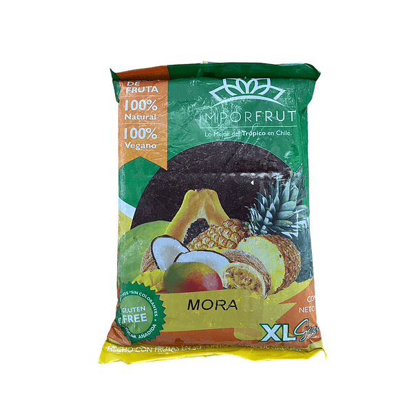 Pulpa de Mora sin azucar - 1 kg