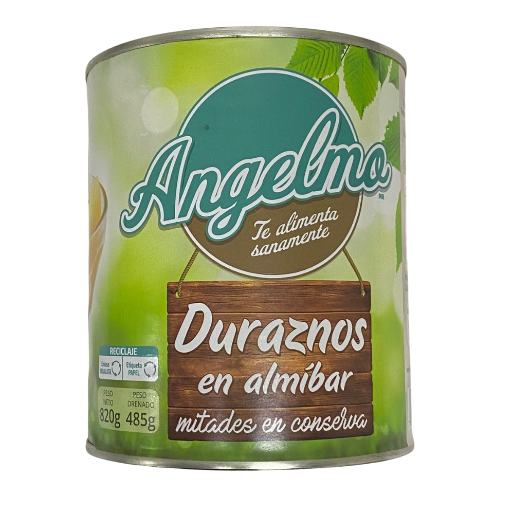 Duraznos en mitades Angelmo