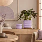 Dune Ceramic Planter in Lilac - thumbnail 2