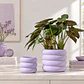 Dune Ceramic Planter in Lilac - thumbnail 4