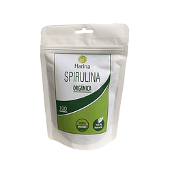 Spirulina orgánica en polvo, 100 gr, procedente de la India, certificación USDA