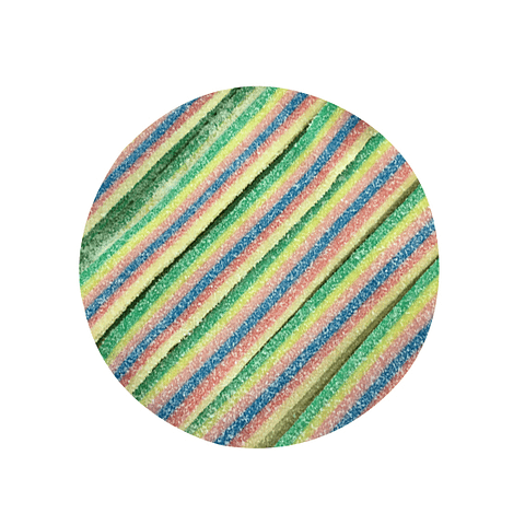 Regaliz Tablilla Ácido Multicolor 100 gr - granel
