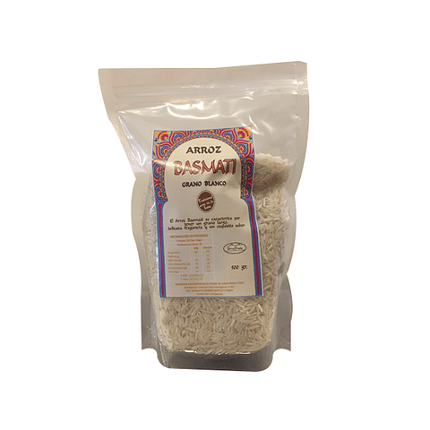 Arroz Basmati (grano blanco)  -  500 gr 
