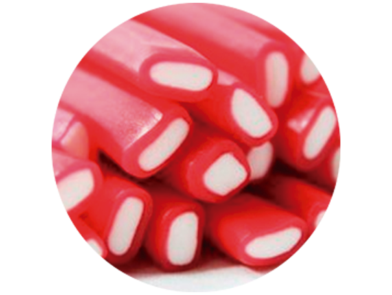 Regaliz Blando sabor Fresa Dulce 100 gr - granel