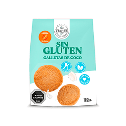 Galleta sin Gluten de Coco -  sin azúcar & lactosa