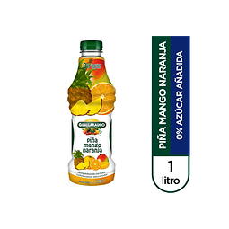 Jugo Piña Mango Naranja - Sin Azúcar - 1 Litro