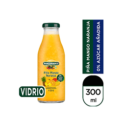 Jugo Piña Mango Naranja - Sin Azúcar - 300 ml
