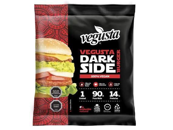Dark Side Burger individual 90 gr
