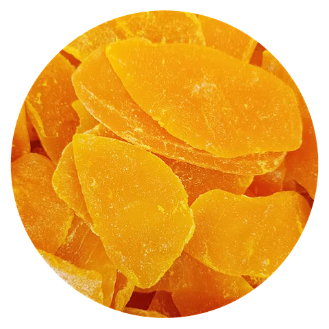 Mango Confitado  en Lonjas 100 gr - granel