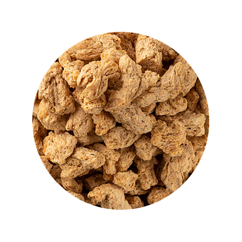 Proteína de Soya Texturizada  color blanco - 500 gr - grano pequeño (Sucedáneo de Carnes Blancas)