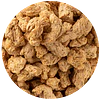 Proteína de Soya Texturizada  color blanco - 500 gr - grano pequeño (Sucedáneo de Carnes Blancas)