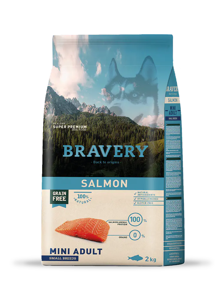 Bravery Salmon Mini Adult 2 KG 1