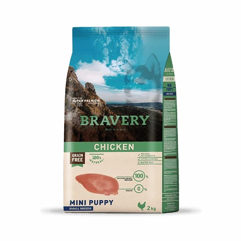 Bravery Chicken Mini Puppy 2 KG