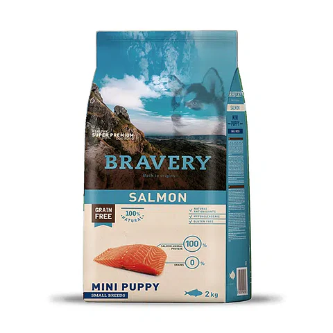Bravery Salmon Mini Puppy 2 KG