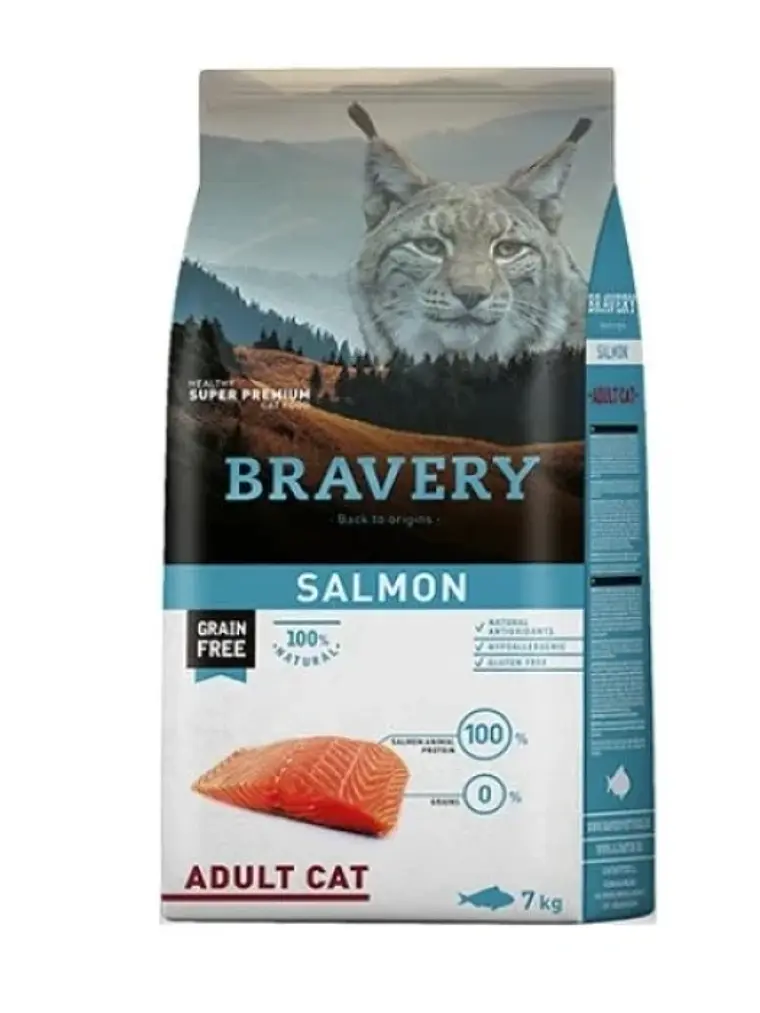 Bravery Salmon Adult Cat 7 KG 1