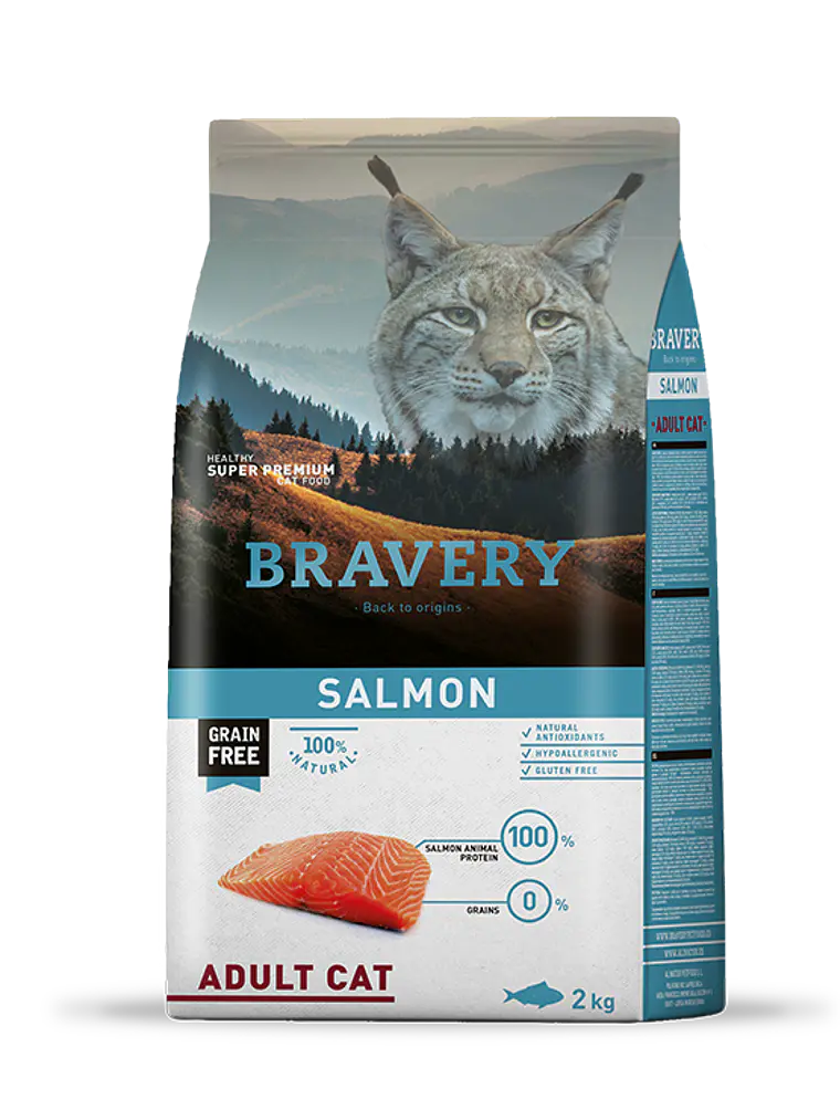 Bravery Salmon Adult Cat 2 KG 1