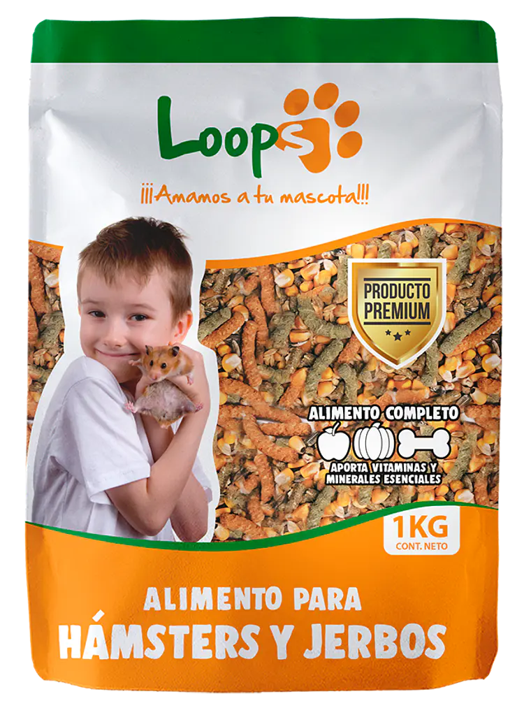 Loops Alimento para Hamsters y Jerbos 1 KG 1