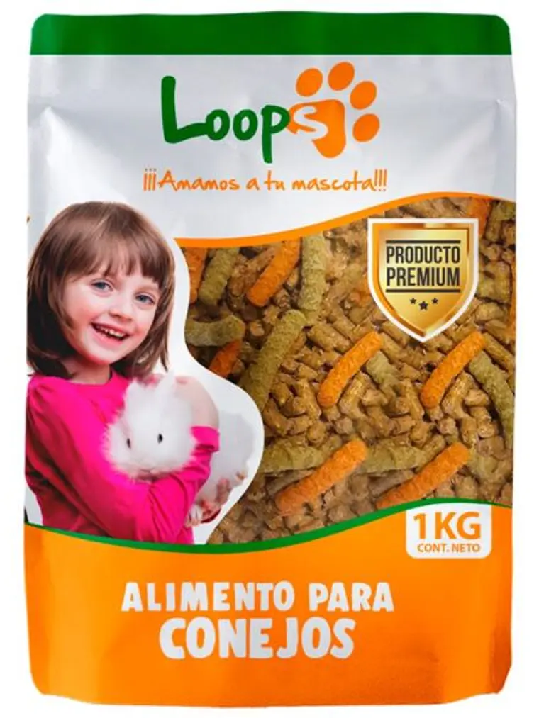 Loops Alimento para Conejos 1 KG 1