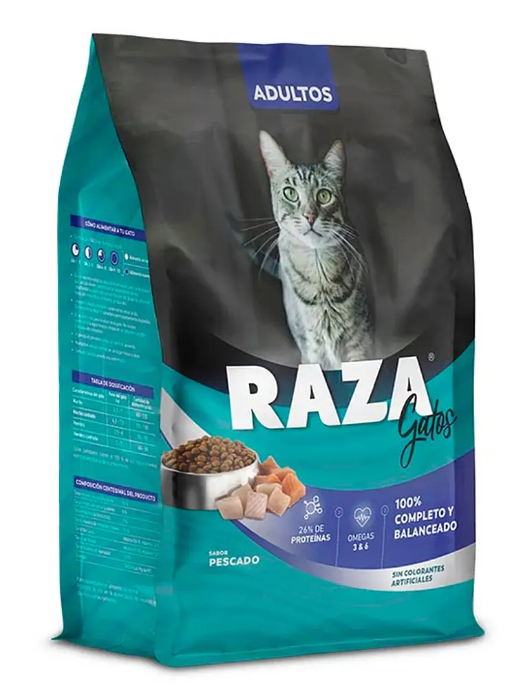 Raza Gato Adulto Pescado 3 KG  1