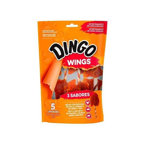 Dingo Triple Flavor Wings Bolsa 5 Un.