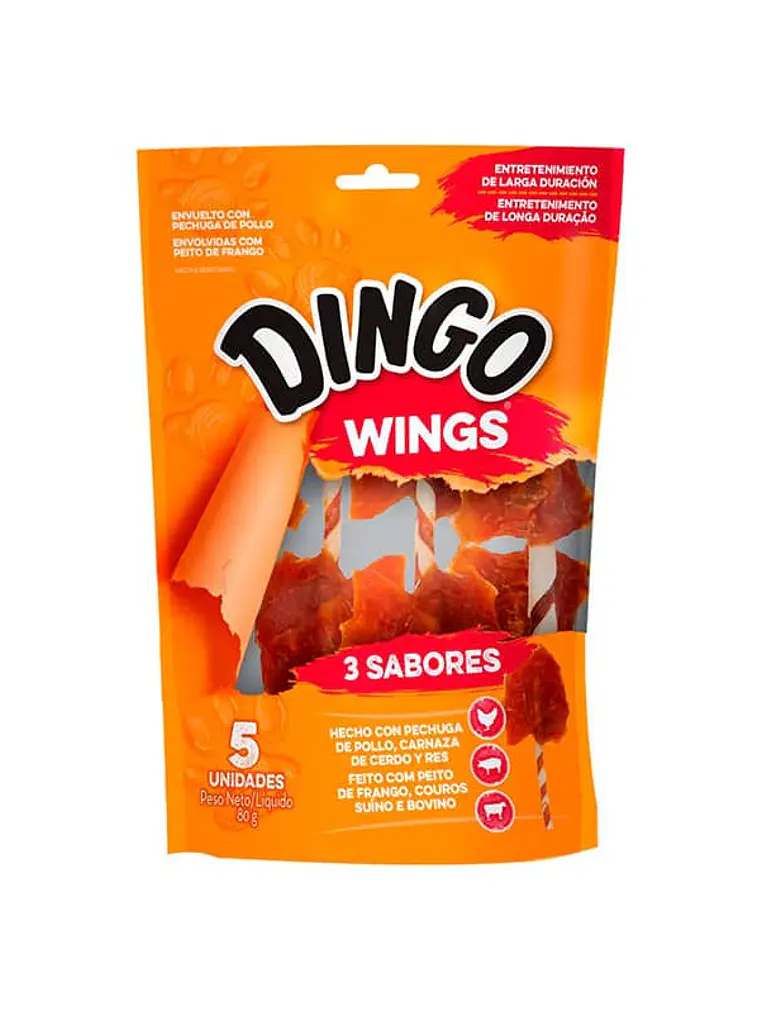 Dingo Triple Flavor Wings Bolsa 5 Un. 1