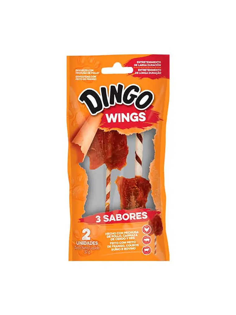 Dingo Triple Flavor Wings Bolsa 2 Un. 1