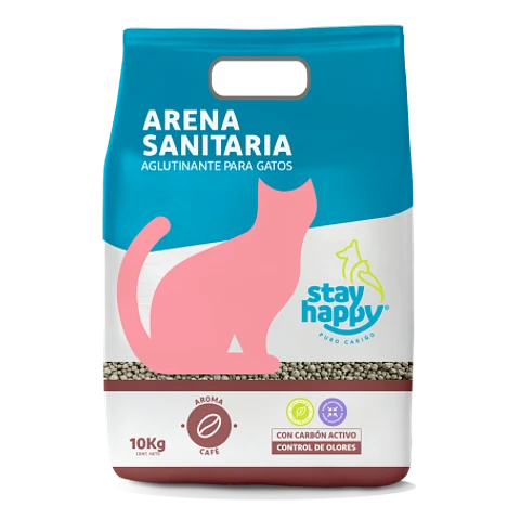 Arena Aglutinante Stay Happy Café Moca 10 KG
