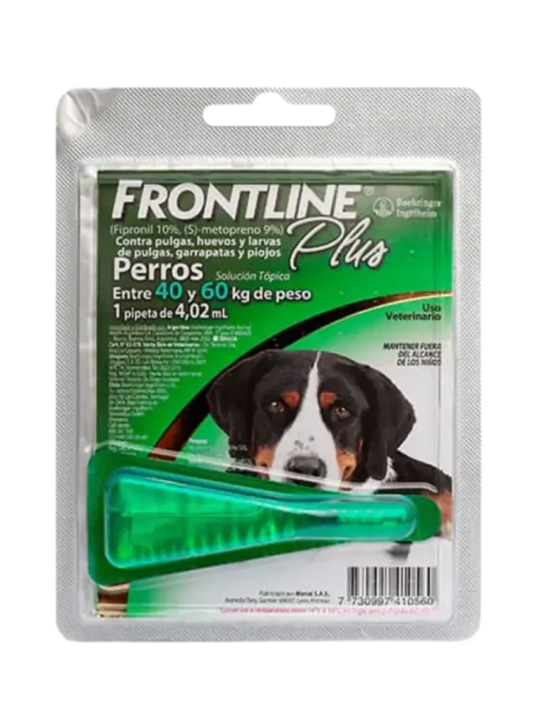 Frontline Plus Pipeta Antipulgas para Perros de 40 a 60 KG 1