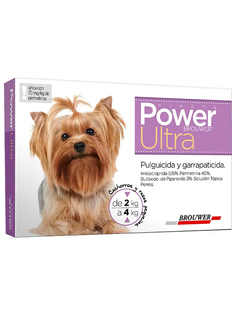 Power Ultra Pipeta Antipulgas para Perros de 2 a 4 KG 1