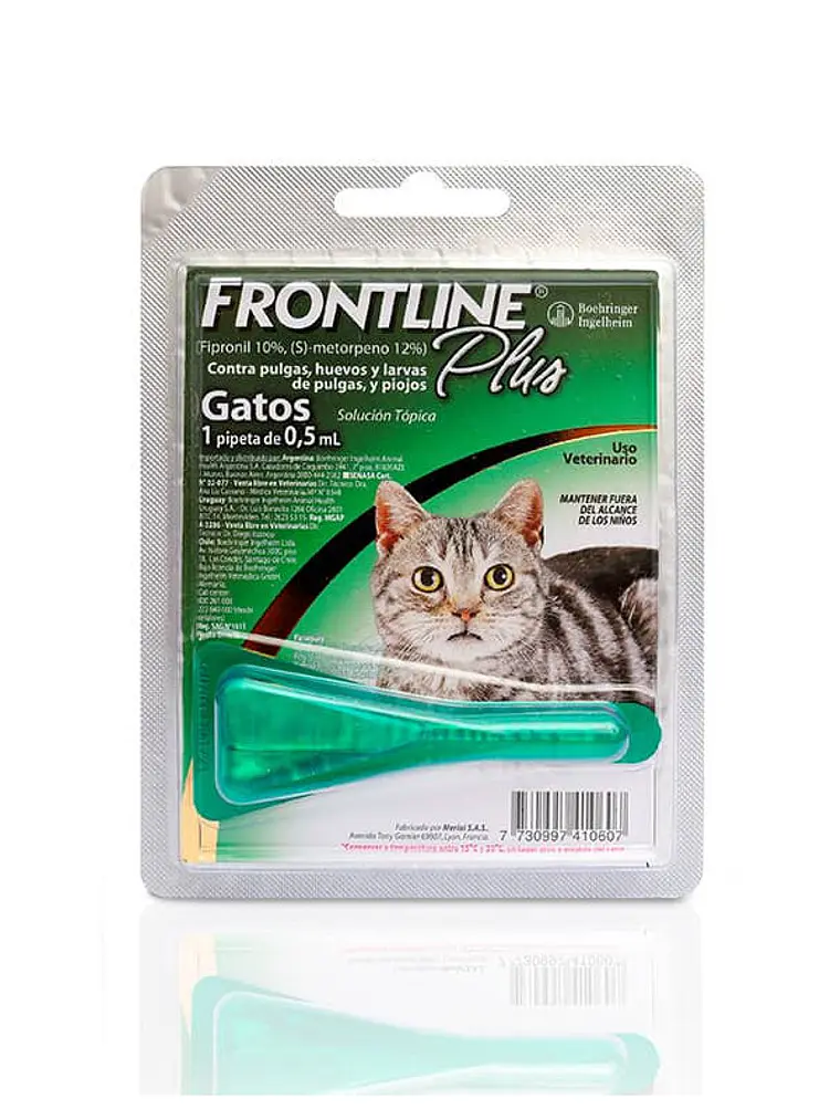 Frontline Plus Pipeta Antipulgas para Gatos 1