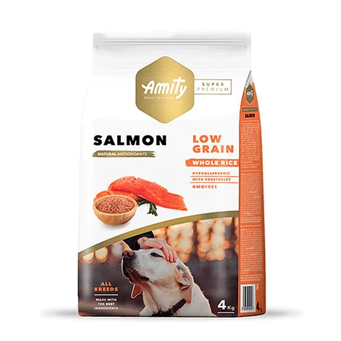 Amity Salmón Perro Adulto 4 KG