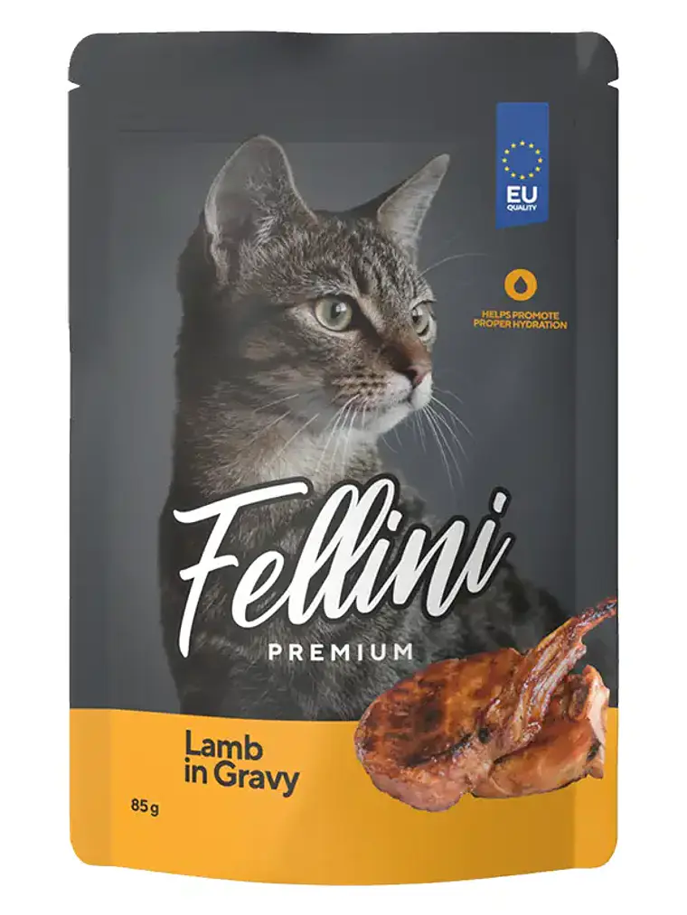 Fellini Sabor Cordero en Salsa 85 GR 1