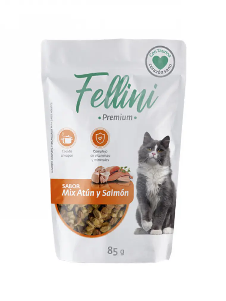 Fellini Sabor Atún y Salmón 85 GR 1