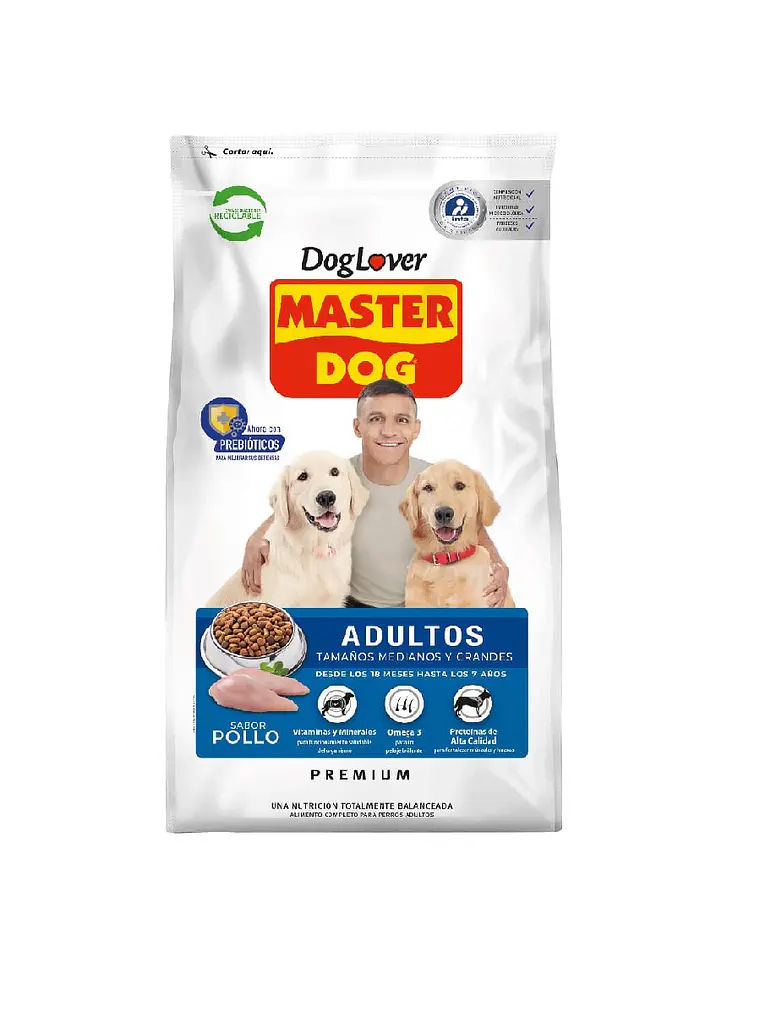 Master Dog Perro Adulto Sabor Pollo 18 KG 1