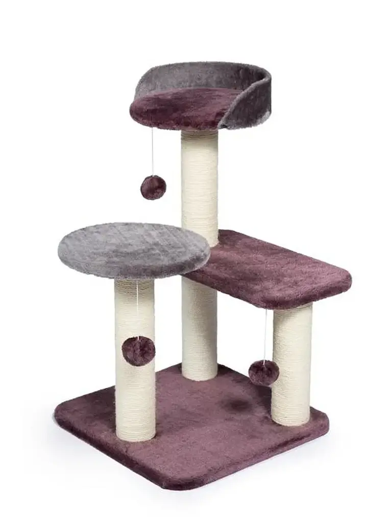 Rascador Tres Niveles para Gato 1