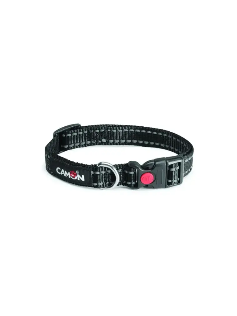 Collar Negro Reflex para Mascotas 1