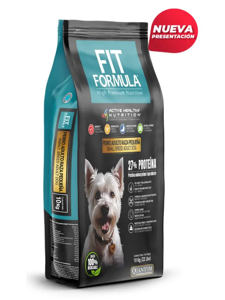 Fit Formula Adulto Raza Pequeña 10 KG 1