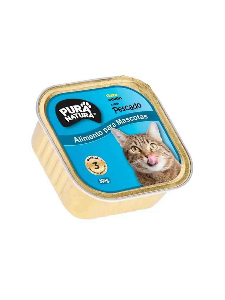 Pura Natura Gato Adulto Sabor Pescado 300 GR 1